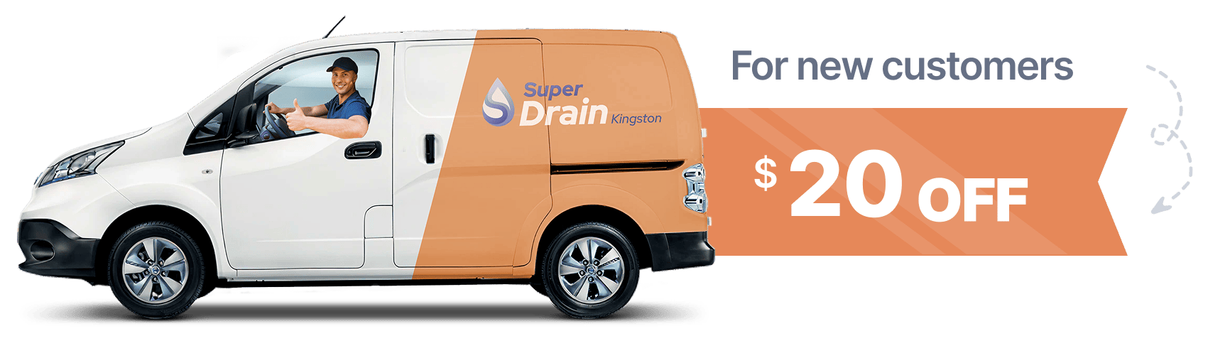 super drain Windsor offers 20% discount