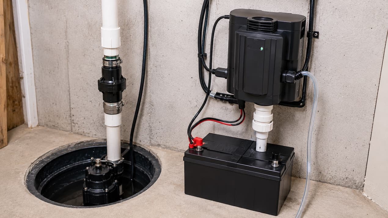 sump pump battery backup