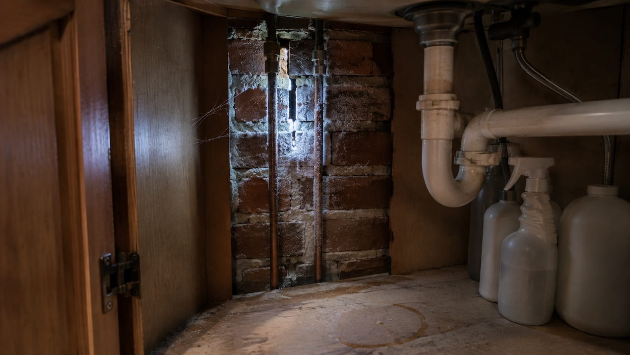 draft frozen pipe 